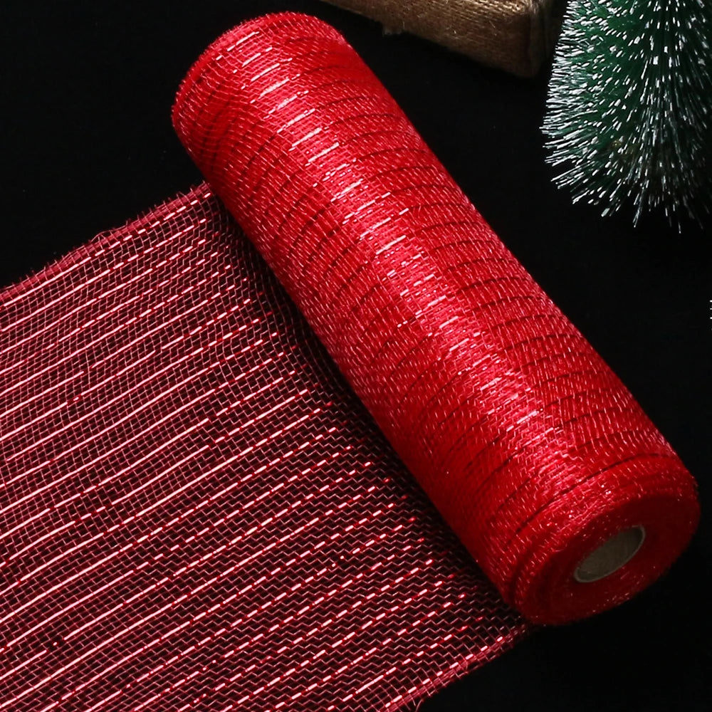 9M Christmas Ribbon Decoration Hanging Christmas Tree Pendent Ornaments for Home Decor Navidad Party New Year 2026 Accessories