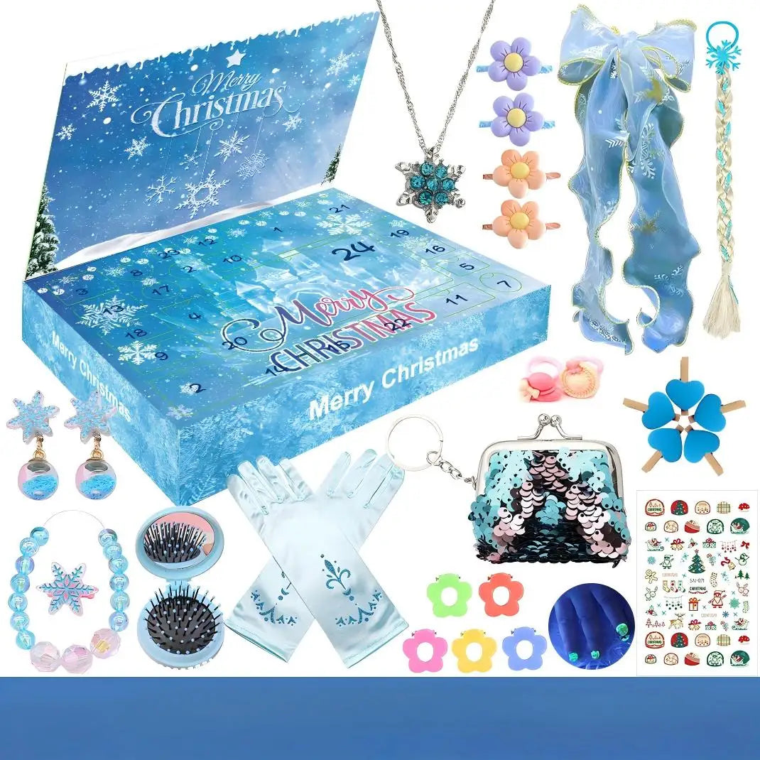 Princess Dress-Up Advent Calendar – 24-Day Headwear & Jewelry Countdown Box