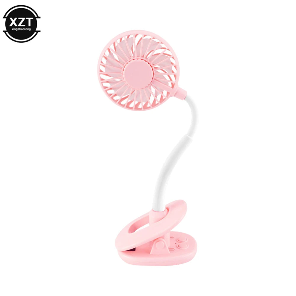 New Bendable Fan Car Seat Clip Fan Aroma Diffuser Mini Usb Charging Small Fan Mute Desktop Fan Baby Stroller Summer Cooling Fans
