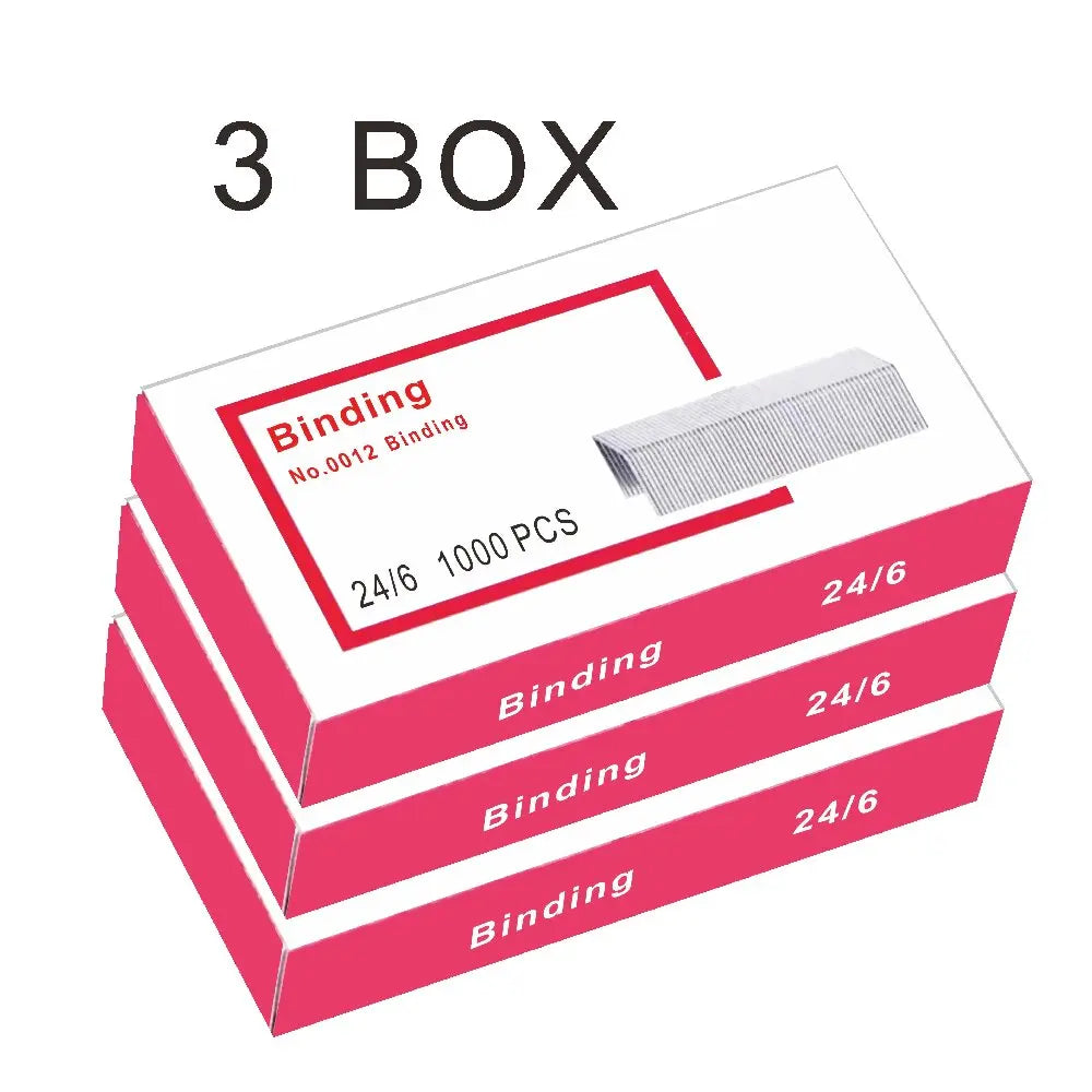 Staples Binding 24/6 12# 10# 12# 10# Office Stationery Study Supplies Stapler Folder Papeleria Micro Universal