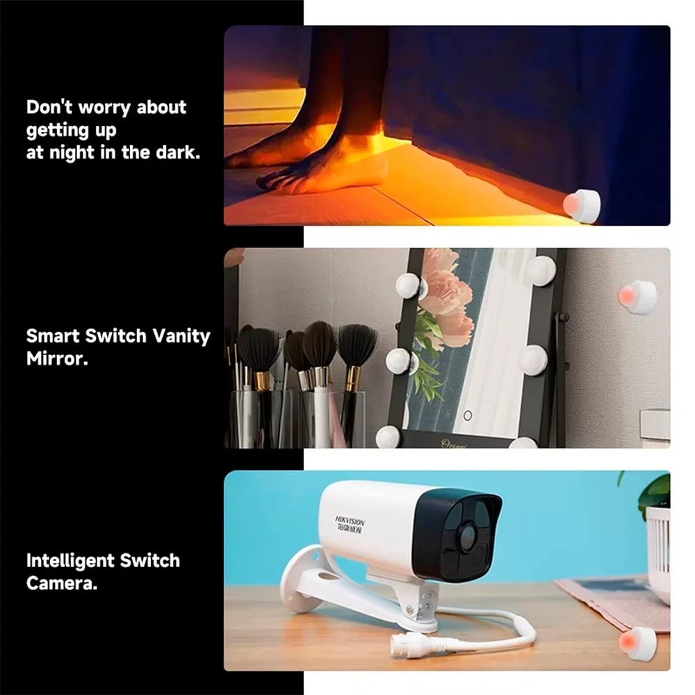 Zigbee3.0 Mini PIR Human Motion Sensor Wireless Infrared Body Detector Smart Life APP Security Alarm Reminder Alexa Google Home