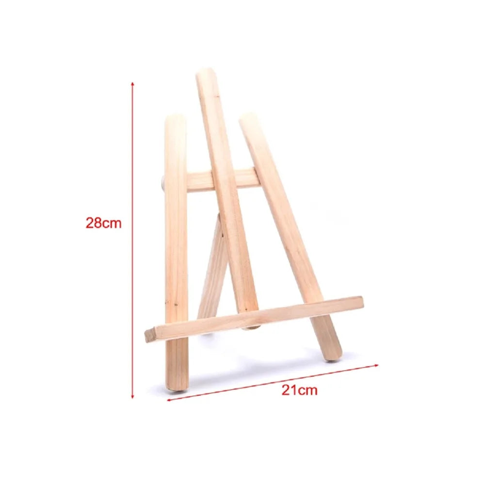 Foldable Tabletop Easel Lightweight Portable Wood Drawing Easel Art Supply Adjustable Sketching Painting Board Students Artist