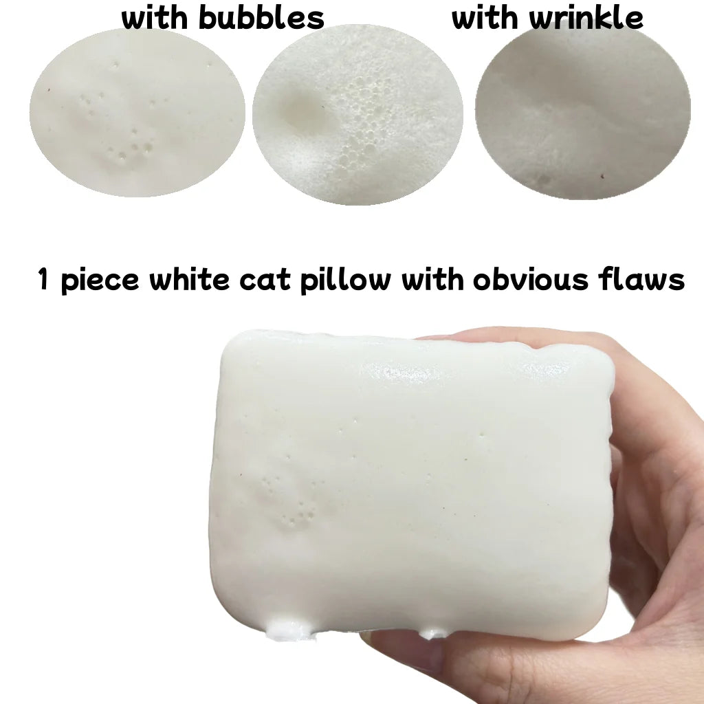 Cute Cat Pillow Squishy Slow Rising ASMR Sensory Fidget Toy Stress Relief for Anxiety ADHD Autism Squeeze Toys for Kids Adults