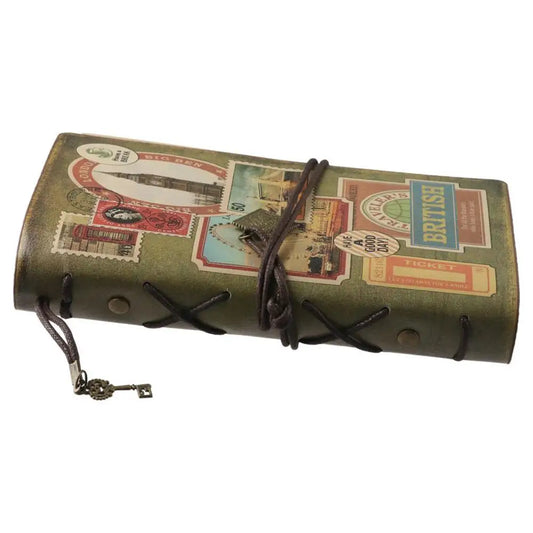 Personal Vintage Traveler Notebook Classic Leather Journal Refillable Writing Pads Gift