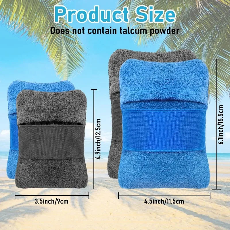 Summer beach sand remover soft sand eraser, adult and child sandbag remover, essential item for beach outdoor vacation camping