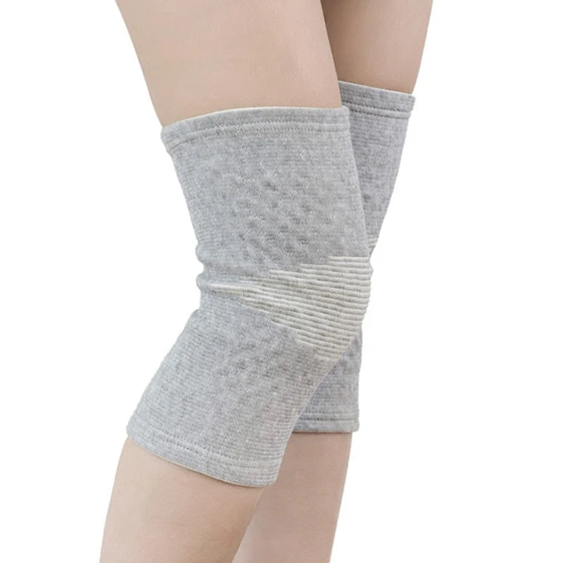 1 Pair New Self Heating Support Knee Pads Knee Brace Warm for Arthritis Joint Pain Relief Injury Recovery Knee Massager