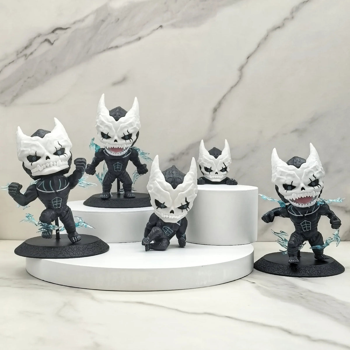 5Pcs/1Set 6CM Anime kaiju No.8 Hibino Kafka Figure Monster Anime Model Toy Gift Collection Action Figure Desktop Car Decorations