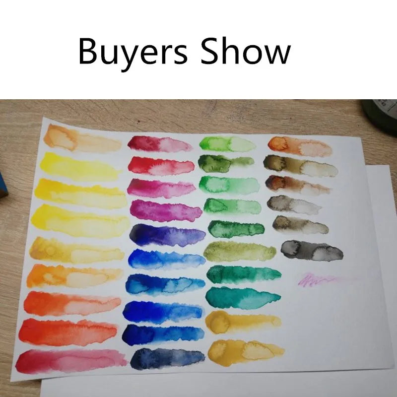 Paul Rubens 5ml 18/24/36 Colors Watercolor Paints Tube Set Water Color Paint Pigment for Beginner Drawing  Art Supplies