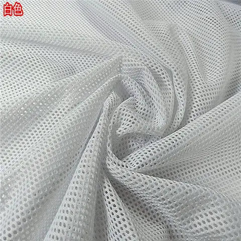High-grade Black Fishnet Mesh Fabric By Meters for Chairs Bags Cradles Sewing Plain Summer Polyester Textile Wearable Breathable