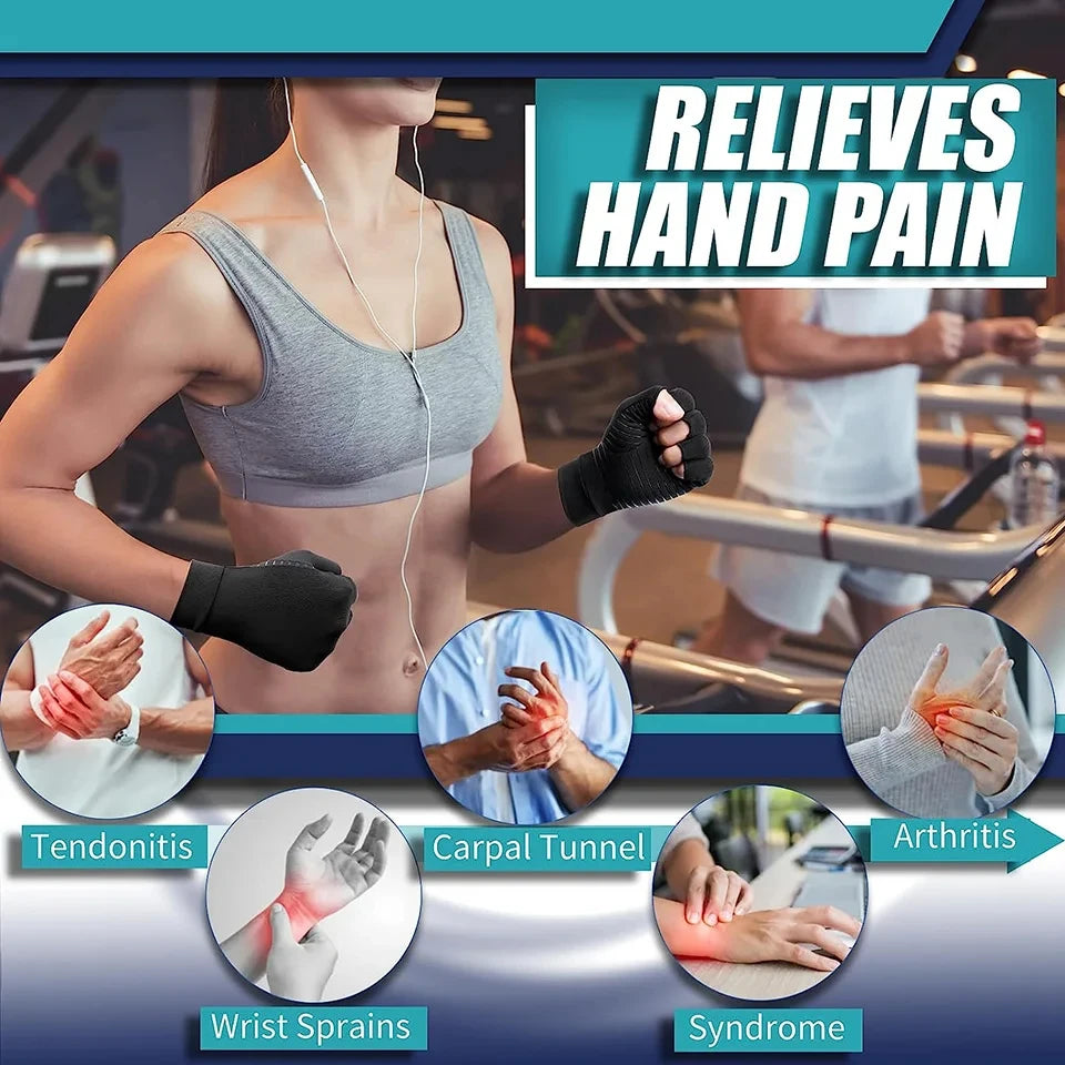 Wrist Support Arthritis Gloves Magnetic Anti Health Compression Therapy Gloves Rheumatoid Hand Pain Wrist Rest Safety Gloves
