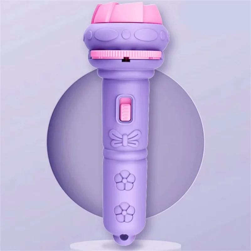 10Pcs Cartoon Projector Flashlight Cards, Creative Kids Flashlight Toy Projector for Children, Bedtime Story Toy for Babies
