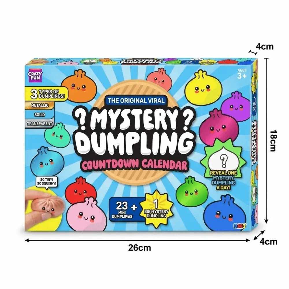 Soft Mystery Dumpling 24-Day Advent Calendar – Slow-Rise Fidget Blind Boxes