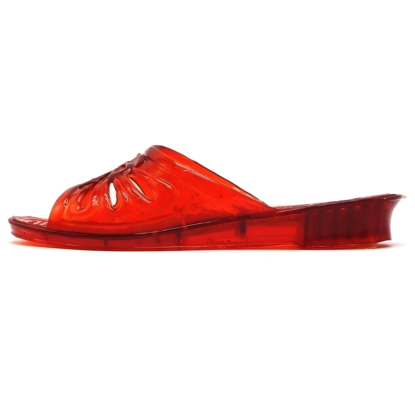Classic Plastic Mom Slippers Women's Outdoor Fashionable Non-Smelly Old-Style Crystal Jelly Slippers Home Comfortable Sandals