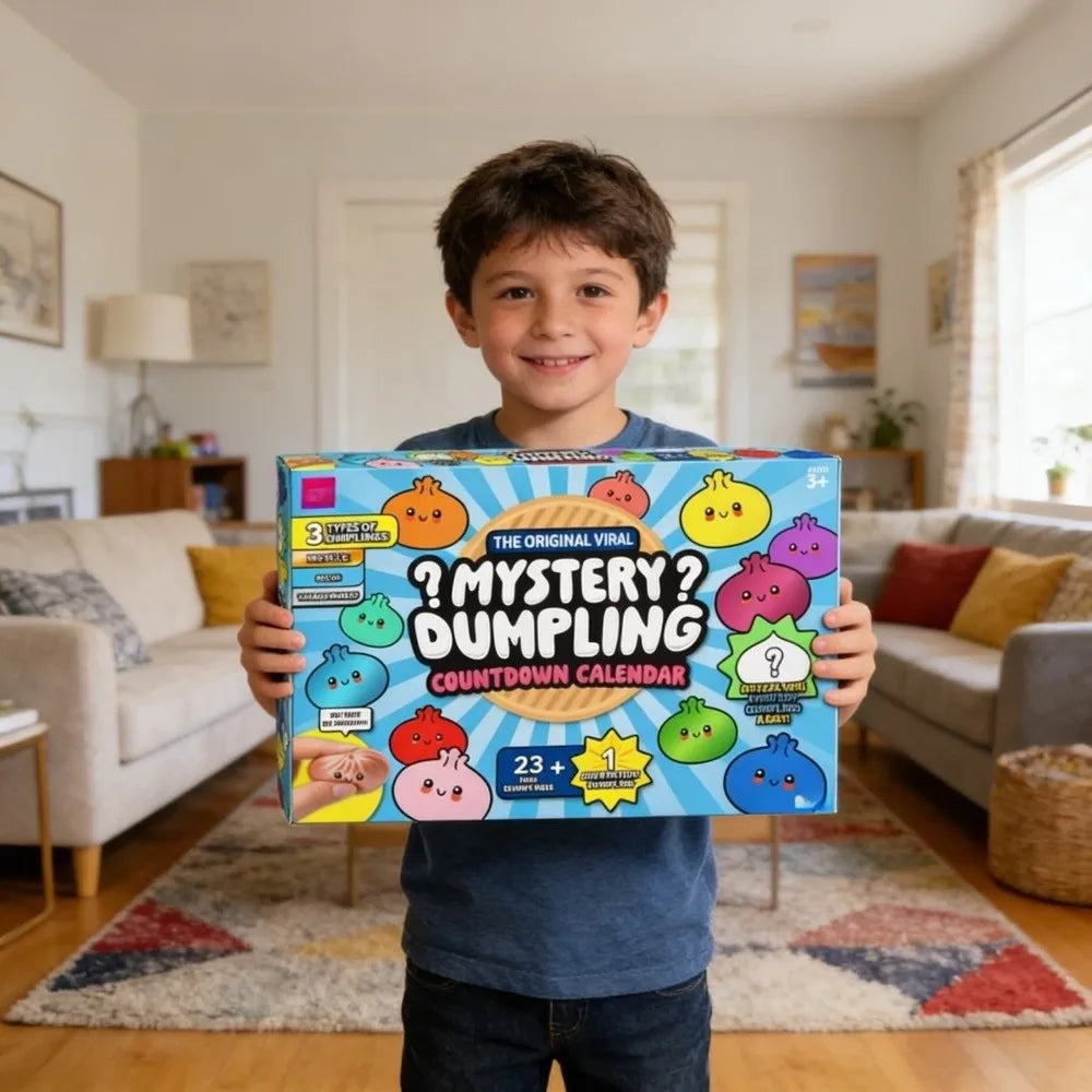 Soft Mystery Dumpling 24-Day Advent Calendar – Slow-Rise Fidget Blind Boxes