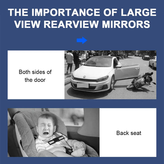 Baby Mirror Interior Car Rearview Mirror Rear Seat Kids Baby Monitor Universal Wide Angle Clear View Baby Mirrors Safety Driving