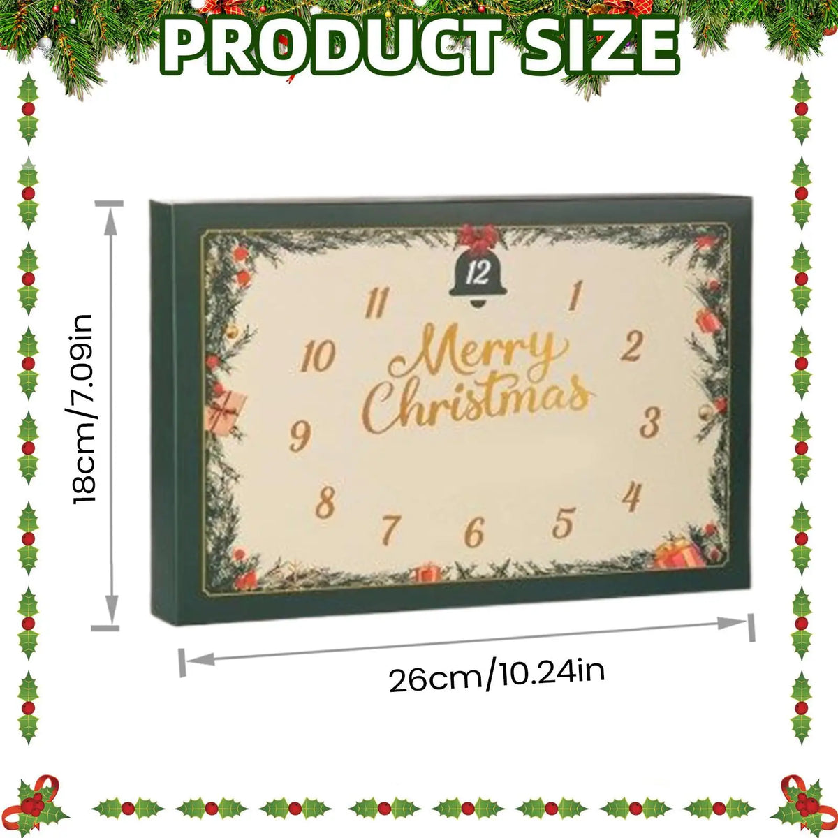 Crochet Animal Acrylic Advent Calendar – 24 Days Positive Christmas Decor