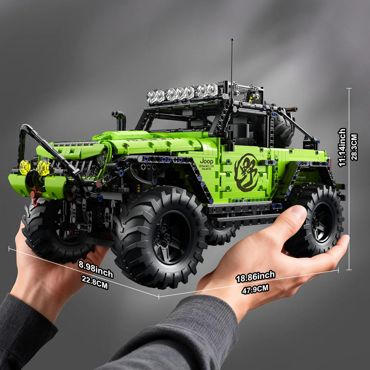 KAVOWORLD 2357PCS 1:8 MOC Technical Heavy Duty Off-Road Racing Trucks Car Building Blocks 4x4 DIY Assembly Vehicle STEM Toy Gift