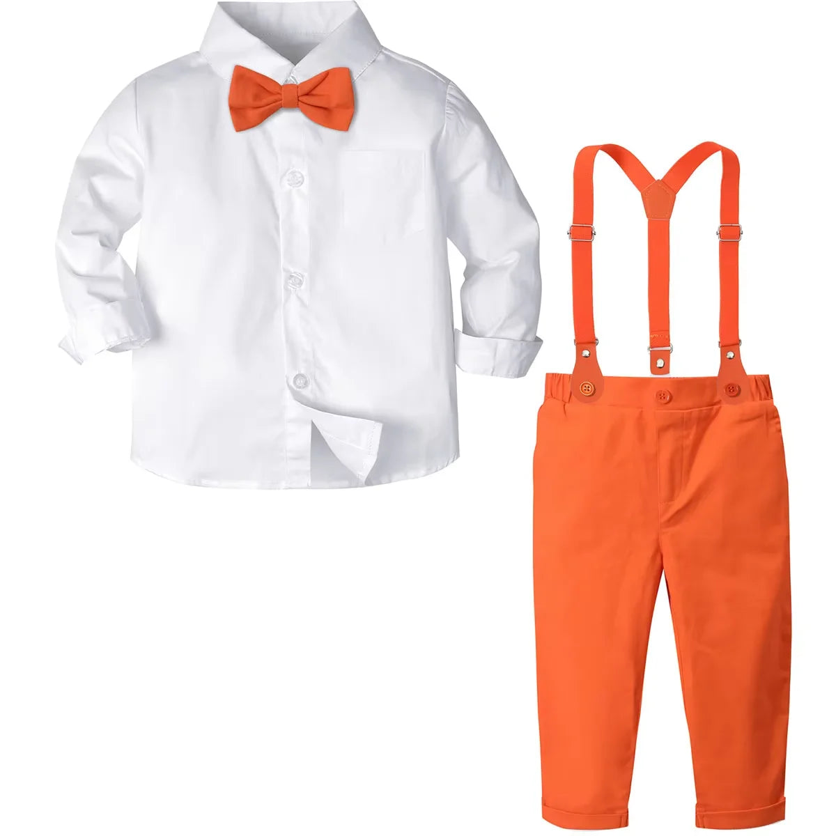 Toddler Boy Outfits Baby Halloween Birthday Suits Kids Clothes Suspender Dress Gentleman Photography Infant Party Gift Set