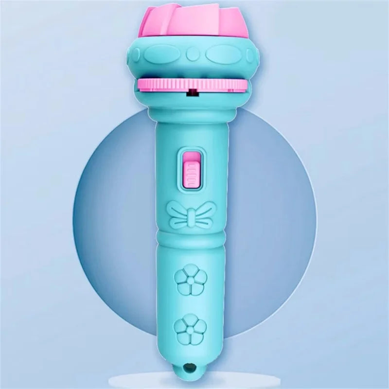 10Pcs Cartoon Projector Flashlight Cards, Creative Kids Flashlight Toy Projector for Children, Bedtime Story Toy for Babies