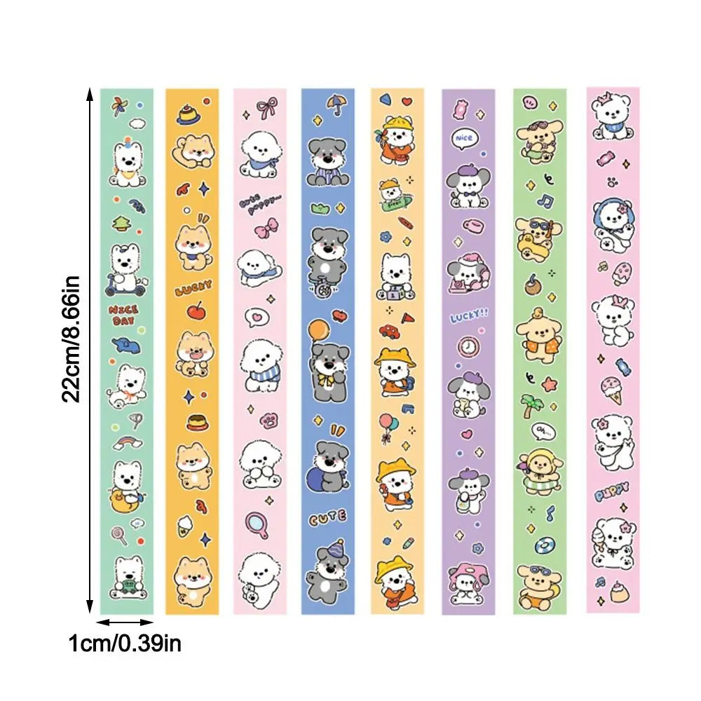 540 Sheets Colorful Star Origami Paper Cartoon Single Sided Lucky Star Origami Best Wishes Art Craft Star Paper Strip Kids Gift