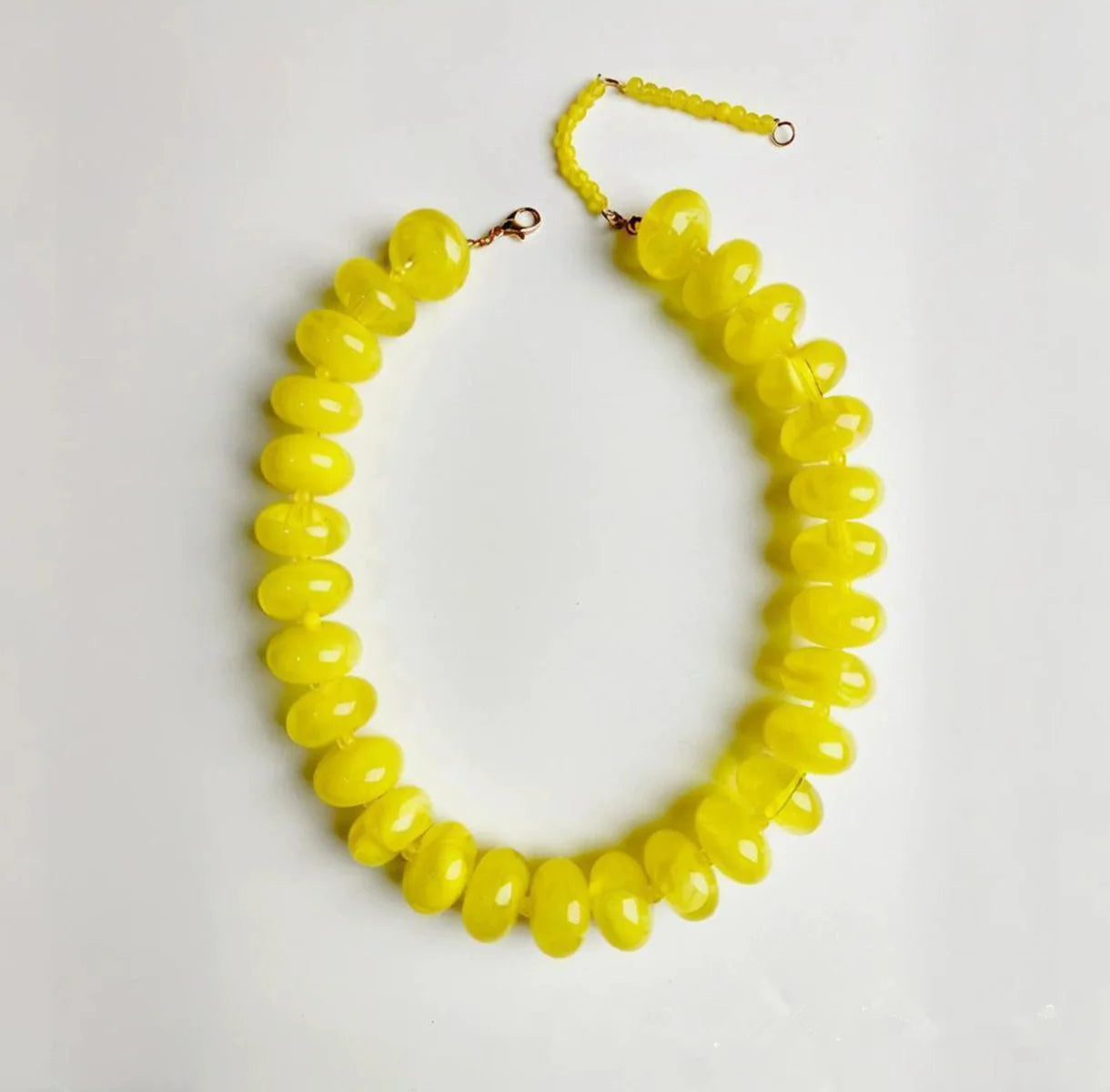 Bohemian Fashion Casual Dopamine Resin Bead Necklace Charms Chunky Jewelry Suitable for Women Daily Vacation Wear