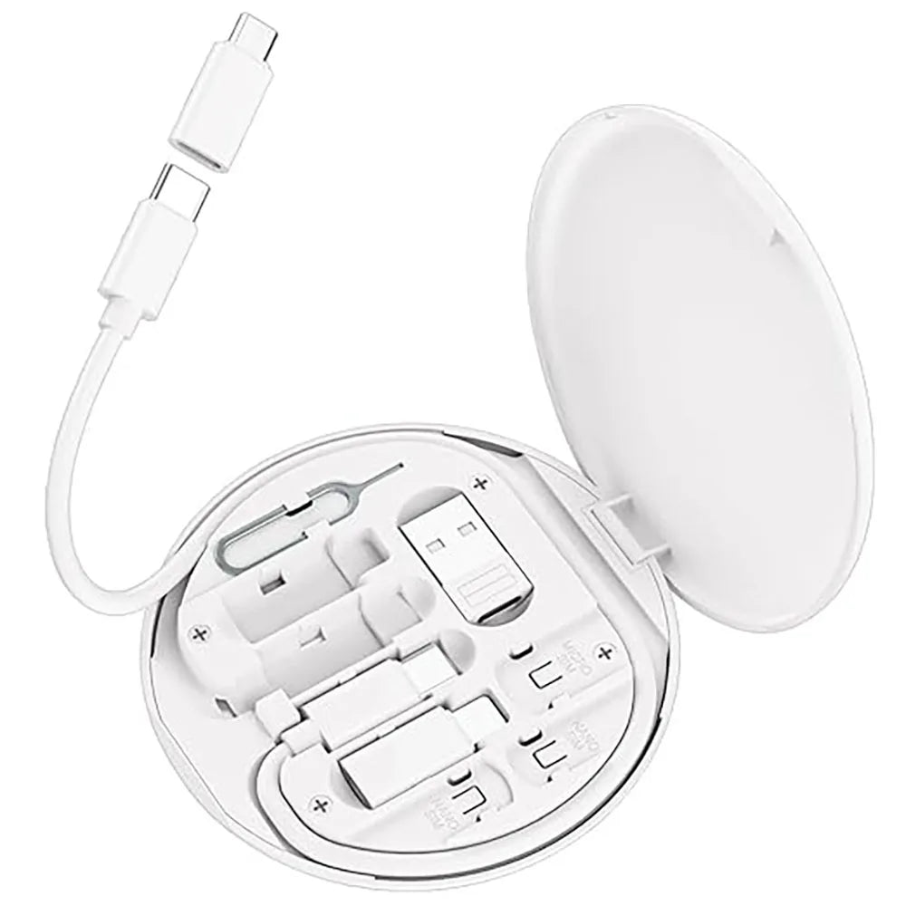 Multi USB Type C to C 60W Charging Adapter Cable Kit USB C to Lighting Conversion Set USB A & Type C to Micro/Type C/Lighting