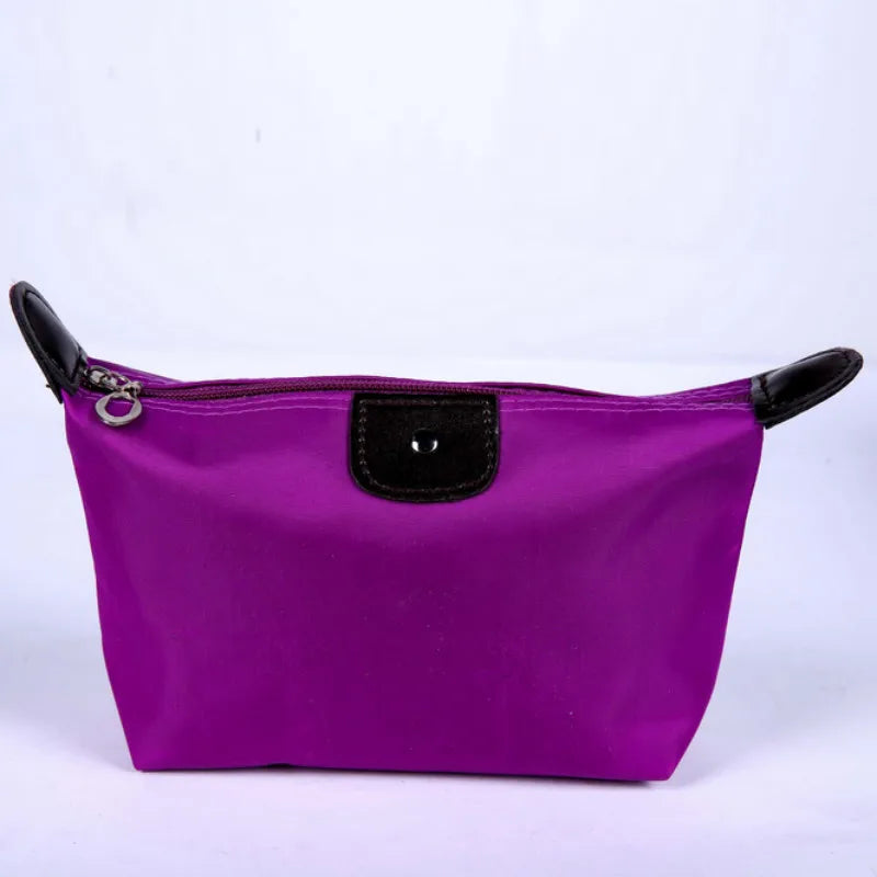 Cosmetic Bag For Women Colorful Waterproof Travel Dumpling Storage Bags Mini Cute Toiletry Makeup Portable Tote Bags Purses 2023