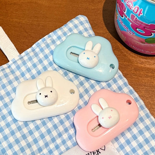 1/3 Pcs Cute Miffy Art Knife Cartoon Portable Student Paper Cuttings Small Knife Miffy Merchandise