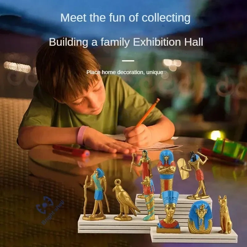 Pyramid Kids Toy Dinosaur Volcano DIY Fossil Archaeology Excavation Kit Skeletons Dig Stem Science Educational Toys for Children