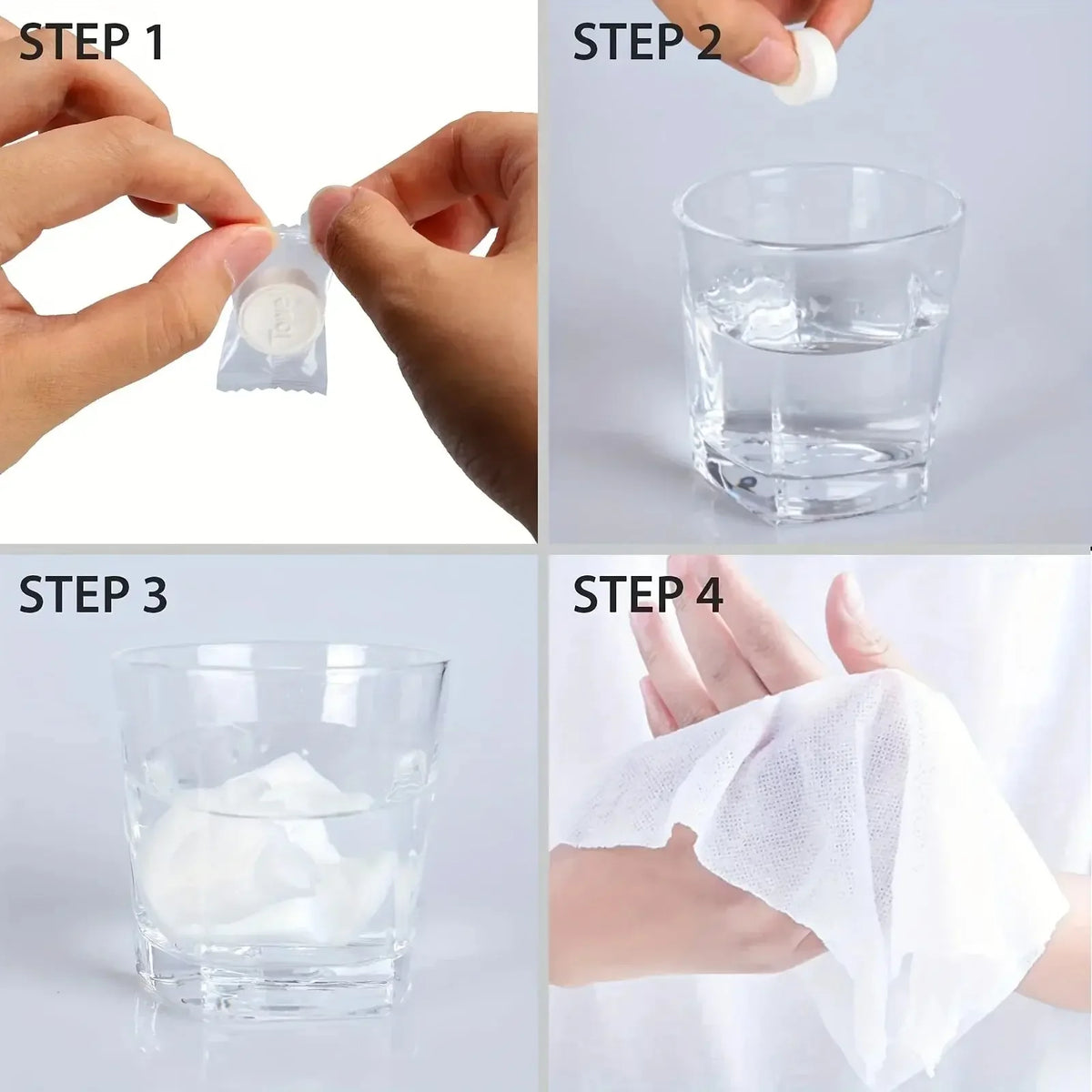150pcs Portable Compressed Towel Disposable Face Cleaning Soft Compressed Hand Wipe Towel Non-woven Fabric Makeup Wipes