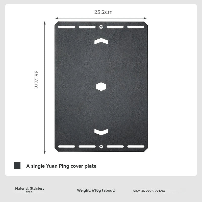 CAMPINGMOON CK-25BK-1P IGT Combination Table Suitable For Snow Peak Stove Cover Outdoor Camping Table Accessories