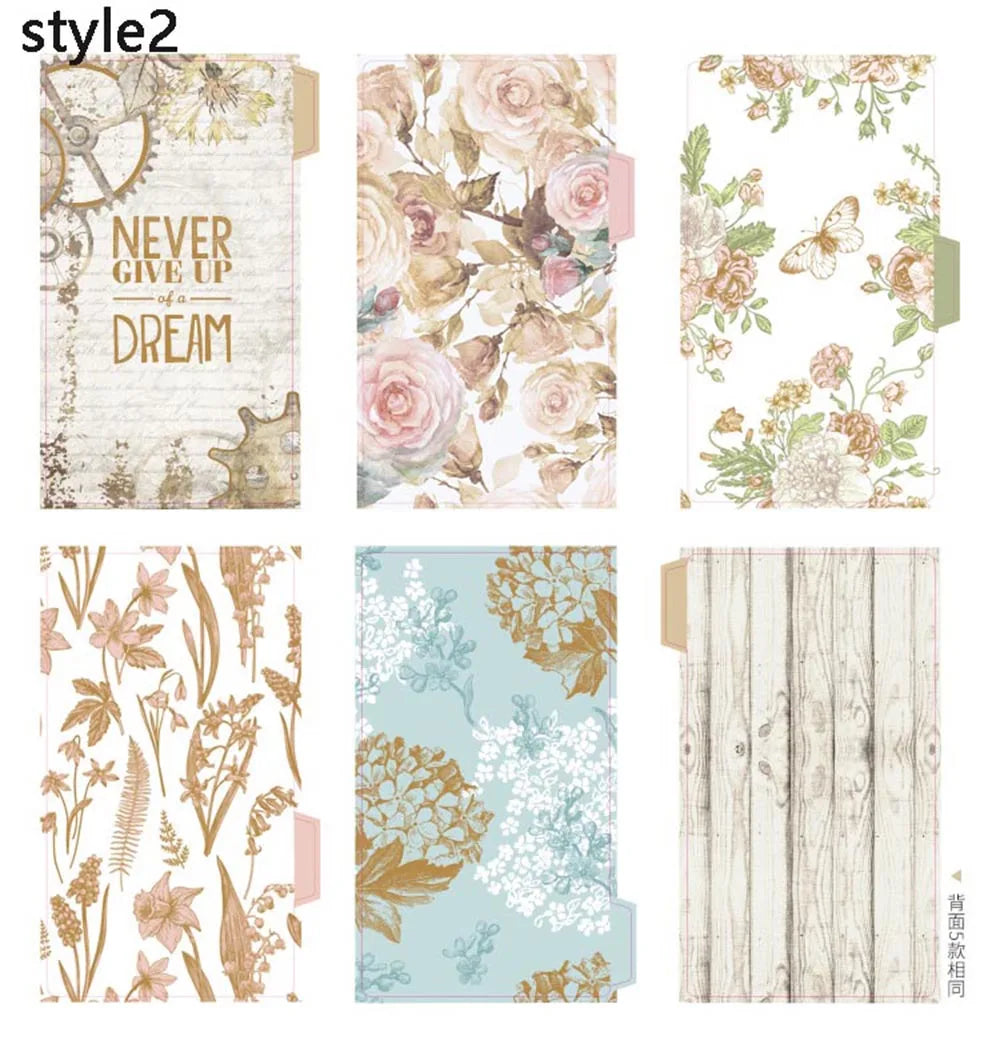 2026Colored A5 A6 Loose Leaf Notebook Refill Spiral Binder Inner Page Weekly Monthly To Do Line Dot Grid Inside Paper Stationery