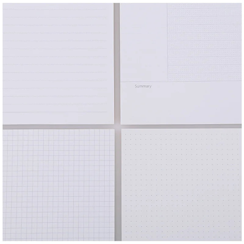 B5 9 Holes Loose-Leaf Notebook Refill Spiral Binder Paper Index Inside Page Dot Grid Blank Connell Stationery