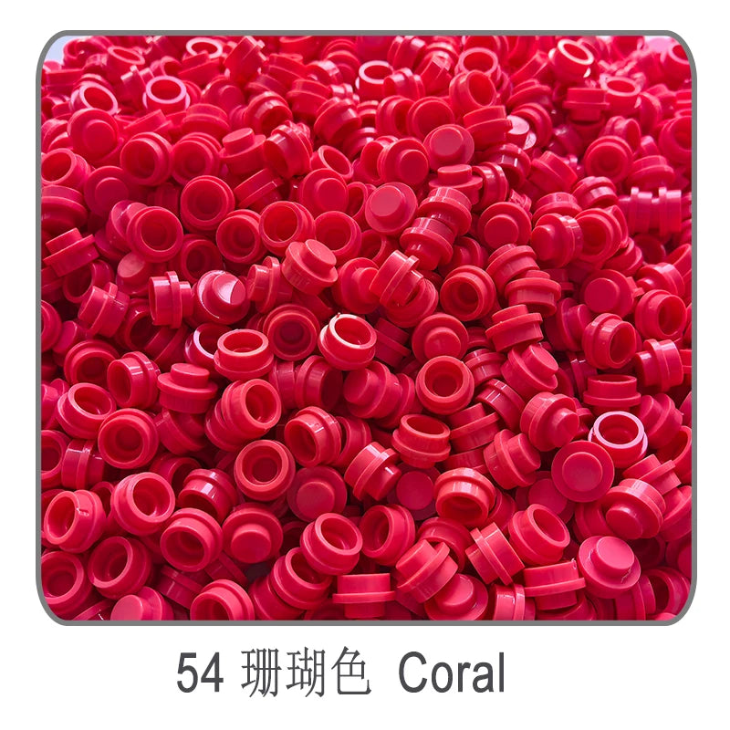 500pcs 1x1 Round  98138 Pixel Art Remix Building Block Toy Mosaic Drawing Series