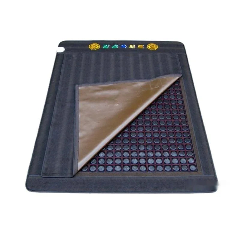 Jade Beauty Mattress Germanium Stone Therapy Mat Dual Temperature Control Health Care Therapeutic Heat Pad Wellness Warm Mat