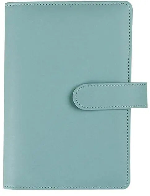 A6/A5 Macaroon Color PU Leather DIY Binder Notebook Cover Diary Agenda Planner Paper Cover School Stationery
