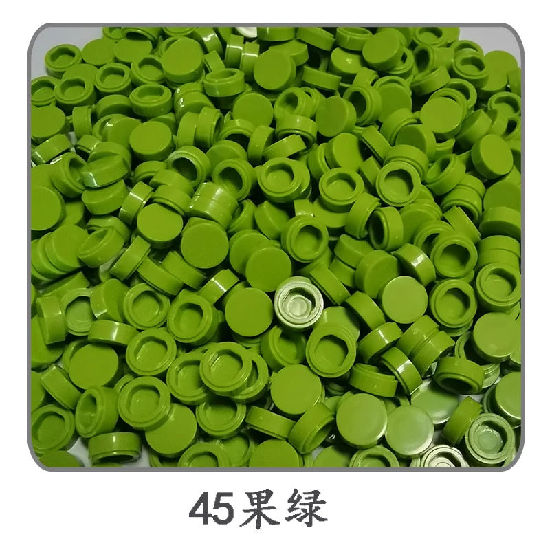 500pcs 1x1 Round  98138 Pixel Art Remix Building Block Toy Mosaic Drawing Series