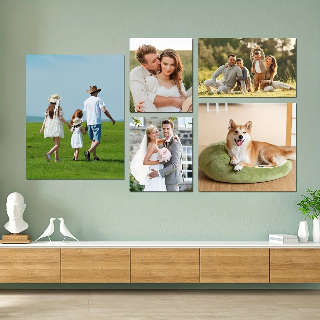 Custom Canvas Prints Photo Wall Art Personalized Poster for Family Life Pets Anime Birthdays Weddings Scenery Home Decor Gifts
