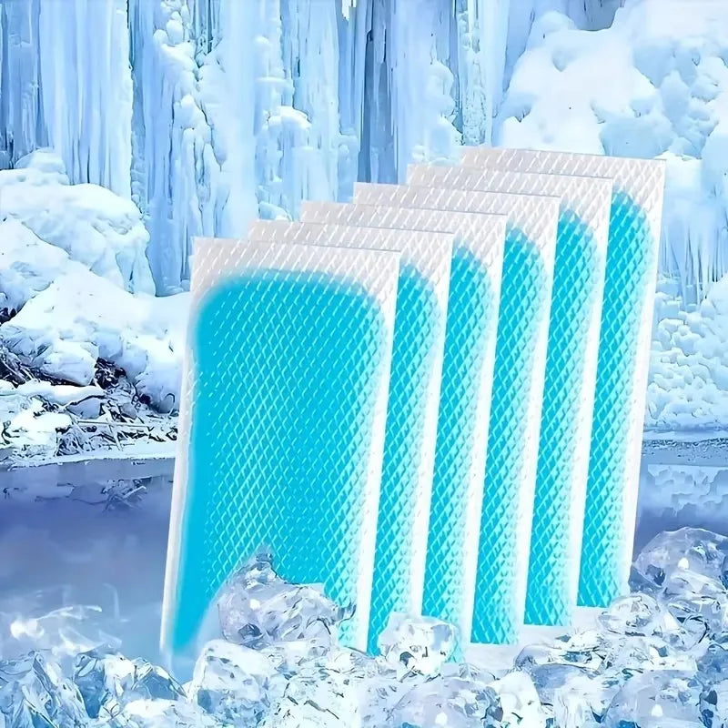 Summer Ice Cool Patch  Adults Hot Reducer Stickers Instant Relief Cooling Patch for Sports Travel Camping Hiking Walking