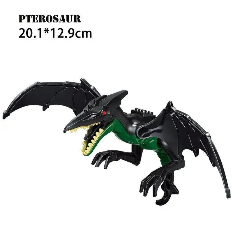 Jurassic World Brutal Raptor Building Blocks Dinosaur Model Tyrannosaurus Indominus T-Rex Assemble Educational Toy For Kids Gift