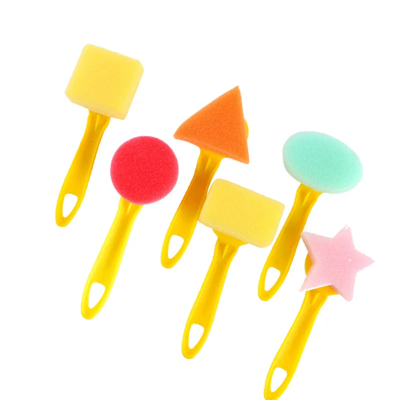 Painting Sponge Brush Art Craft Halloween Drawing Graffiti Tools Office Culture Educational Supplies Roller Seal Stamps TMZ