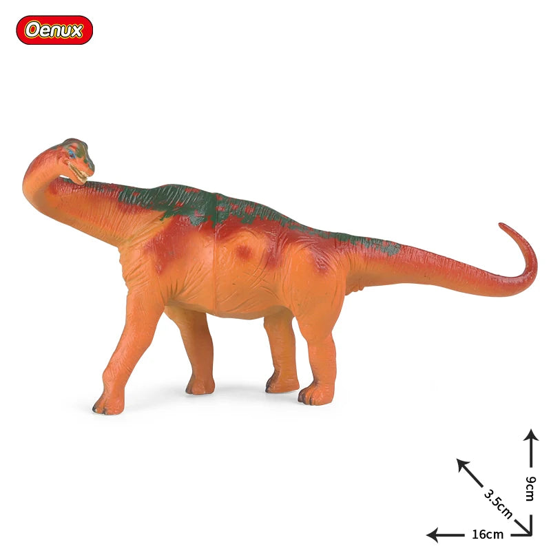 Oenux Jurassic Dinosaur Figurines T-Rex Velociraptor Spinosaurus Dilophosaurus Animal Model Action Figures Collection Kid Toy