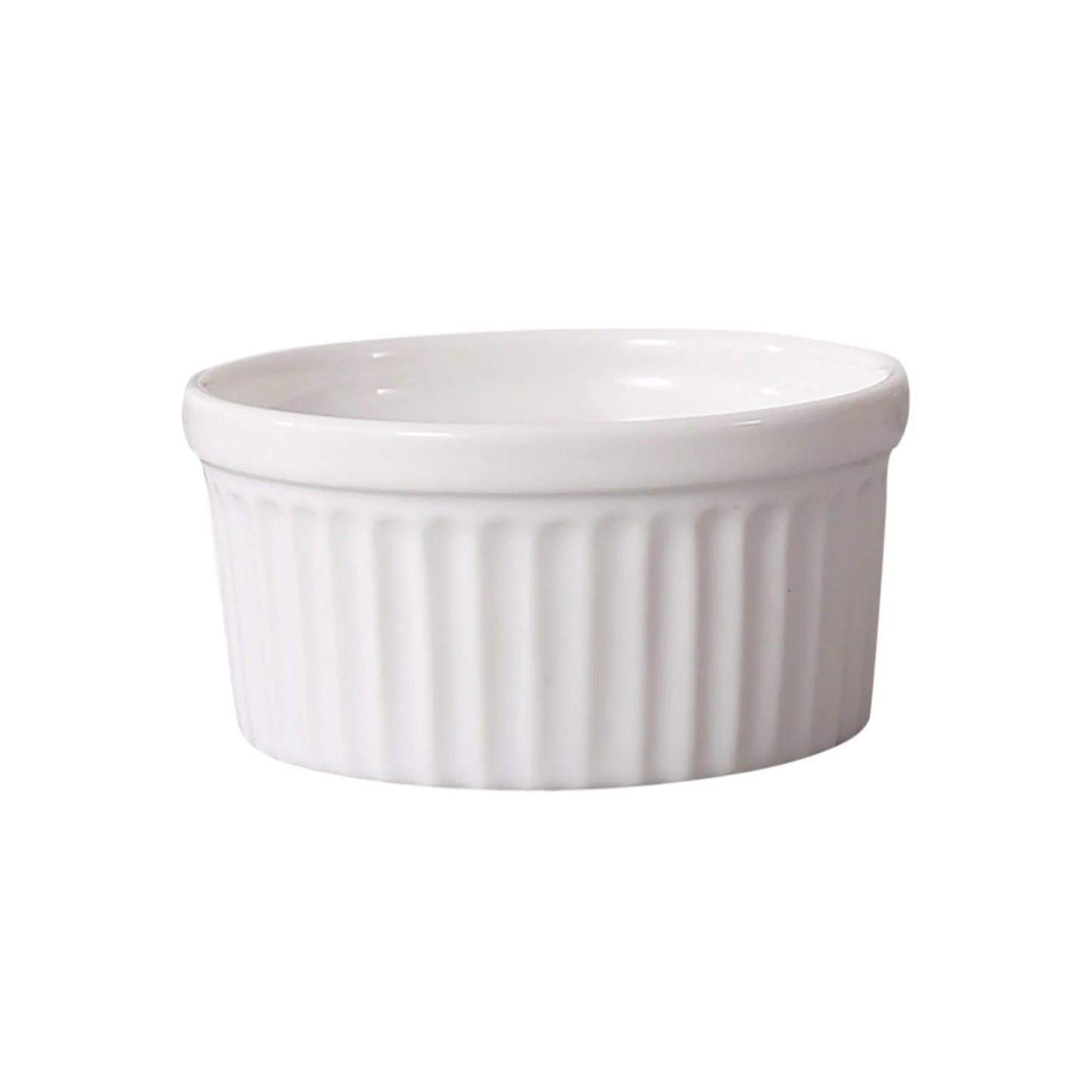 4pcs Ceramic Ramekins Bowls Oven Safe Creme Brulee Ramekins Pudding Custard Cups Souffle Ramiken Dipping Sauce Small Ceramic
