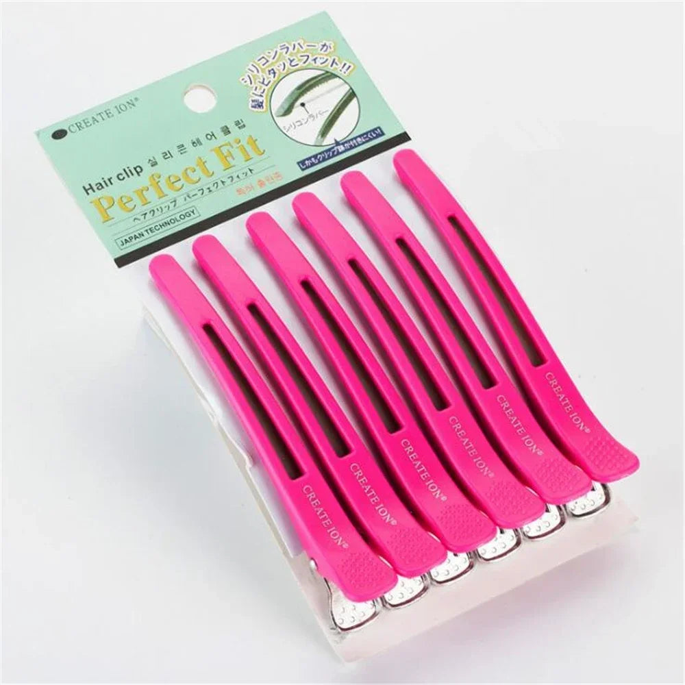 5/6Pcs Alligator Hair Clips Hairdressing Clamps Claws Section Clip Barber Crocodile Hairpin Salon Styling Tools Hair Accessories