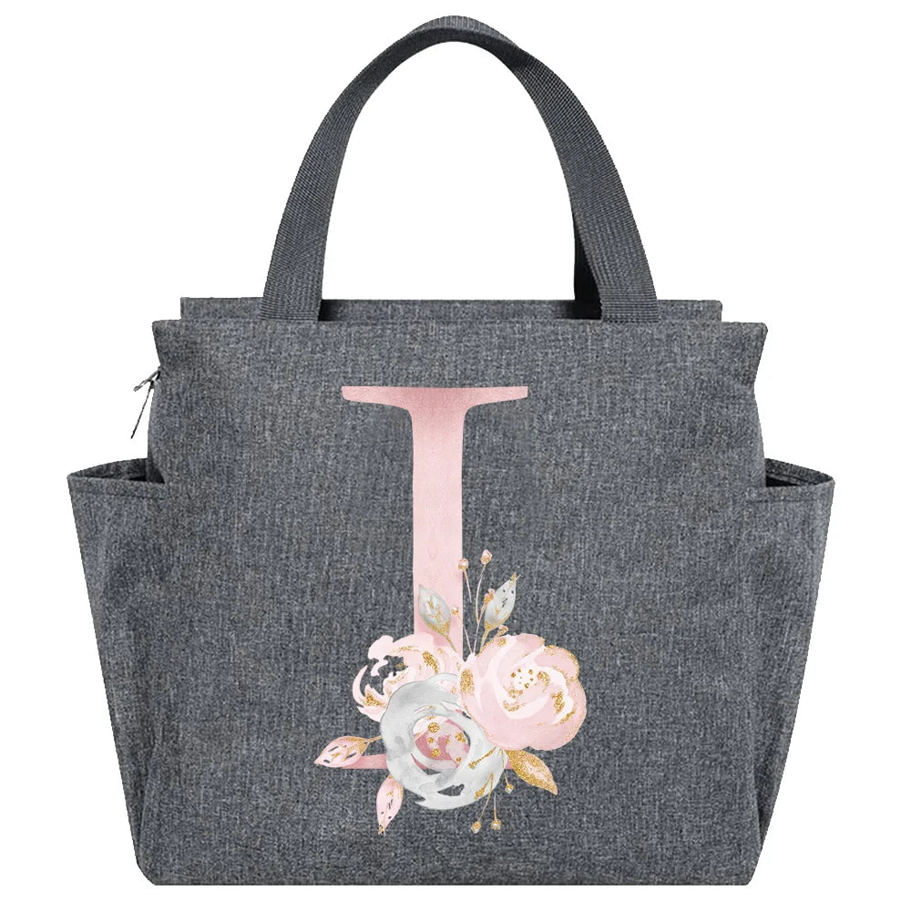 Insulated Lunch Bag  Cooler Lunch Box Portable Insulated Canvas Bento Pack Thermal Food Picnic Rice Bag For Women Kids