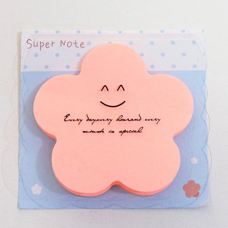 60sheets Sticky Notes Cute Cartoon Colorful Memo Pad Ins Kawaii Stationery Posted Tabs Its Memo Message Paper School Supplies