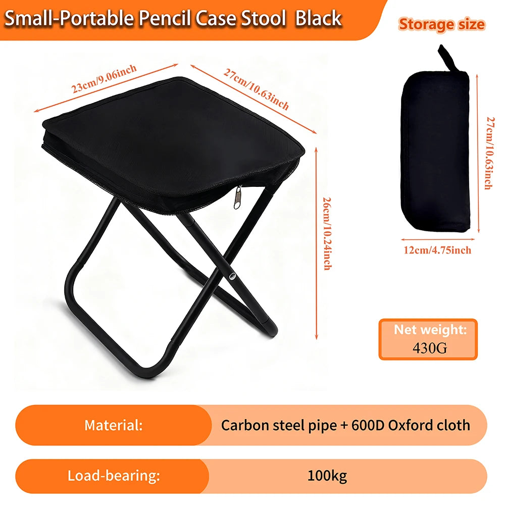 Camping Folding Chair Camptool Handheld Stool Lightweight Beach Fishing Chair For Outdoor Hiking Climbing