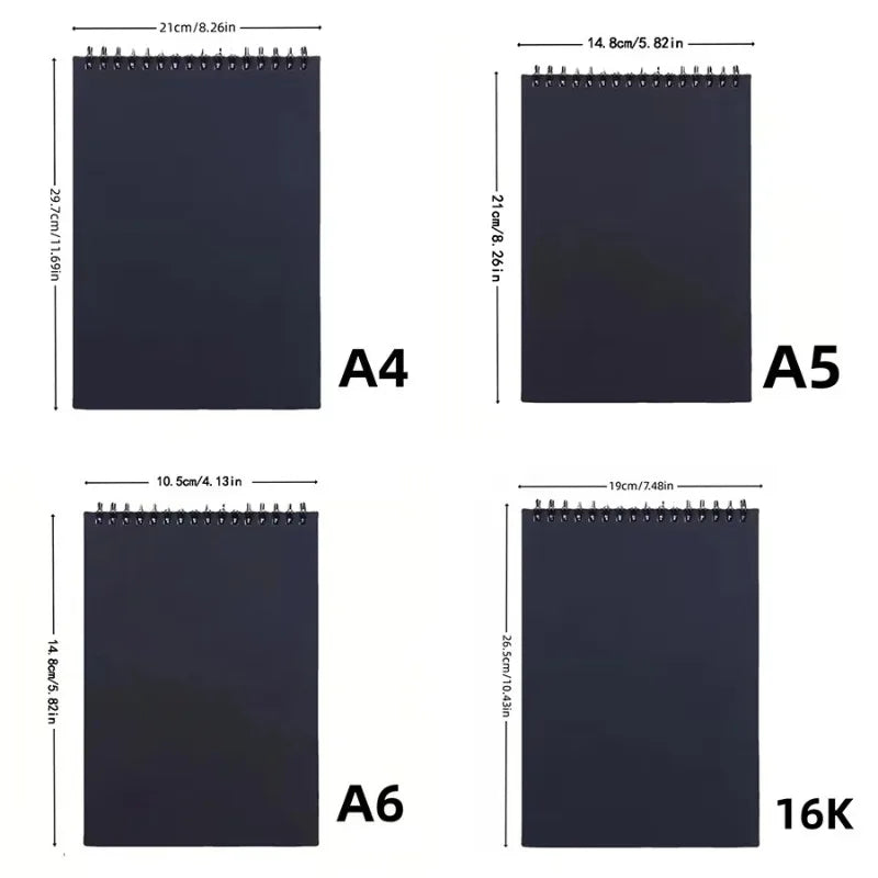 1 Pack 30-Sheets Top Spiral-Bound Sketch Book Acid-Free Art Sketchpad for Artistic Drawing Painting And Writing