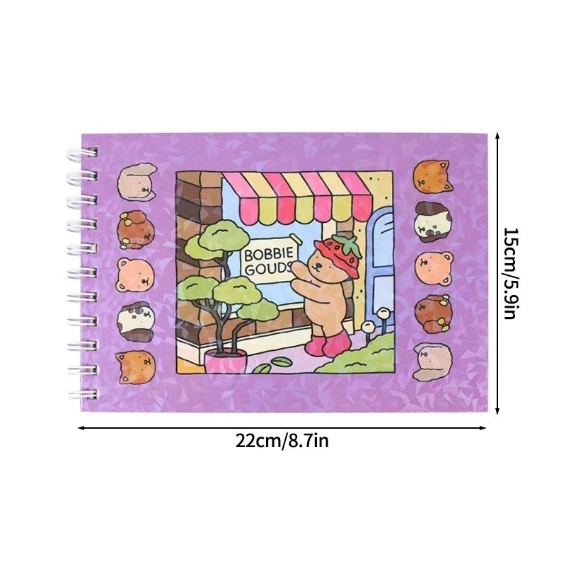 Bobbie Goudg Coloring Book for Adults and Teens Educational Doodle Book Coloring Books Students Stationery Children's Gifts