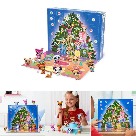 Little Pet Mystery Figure Advent Calendar – Collectible Surprise Toys